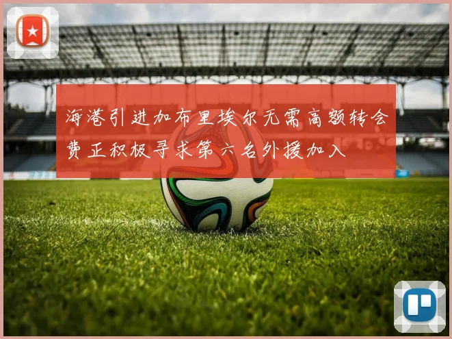海港引进加布里埃尔无需高额转会费正积极寻求第六名外援加入