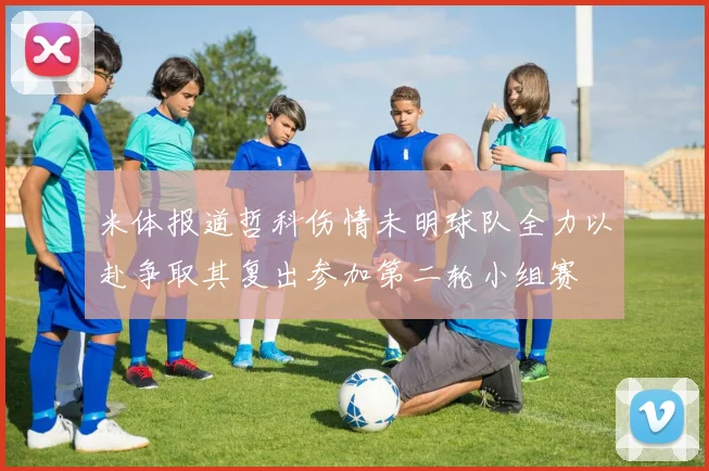 米体报道哲科伤情未明球队全力以赴争取其复出参加第二轮小组赛